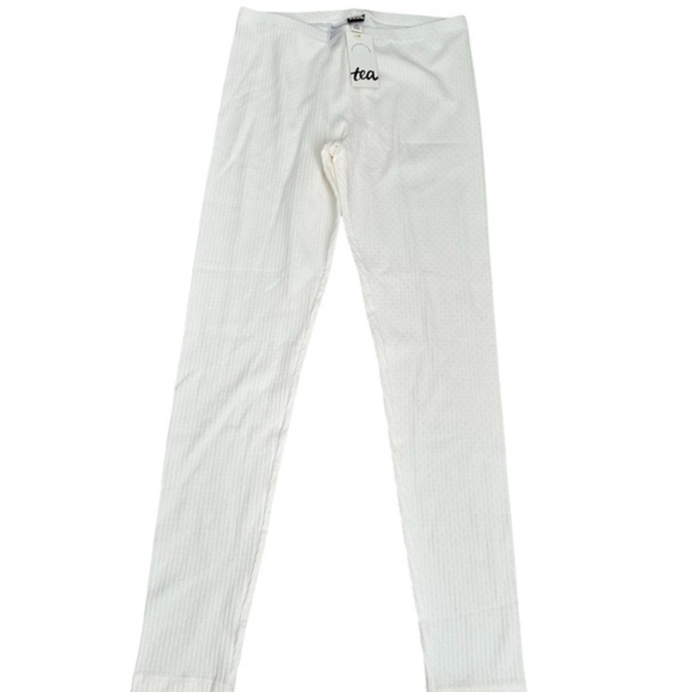 Tea Collection Ivory Textured Leggings